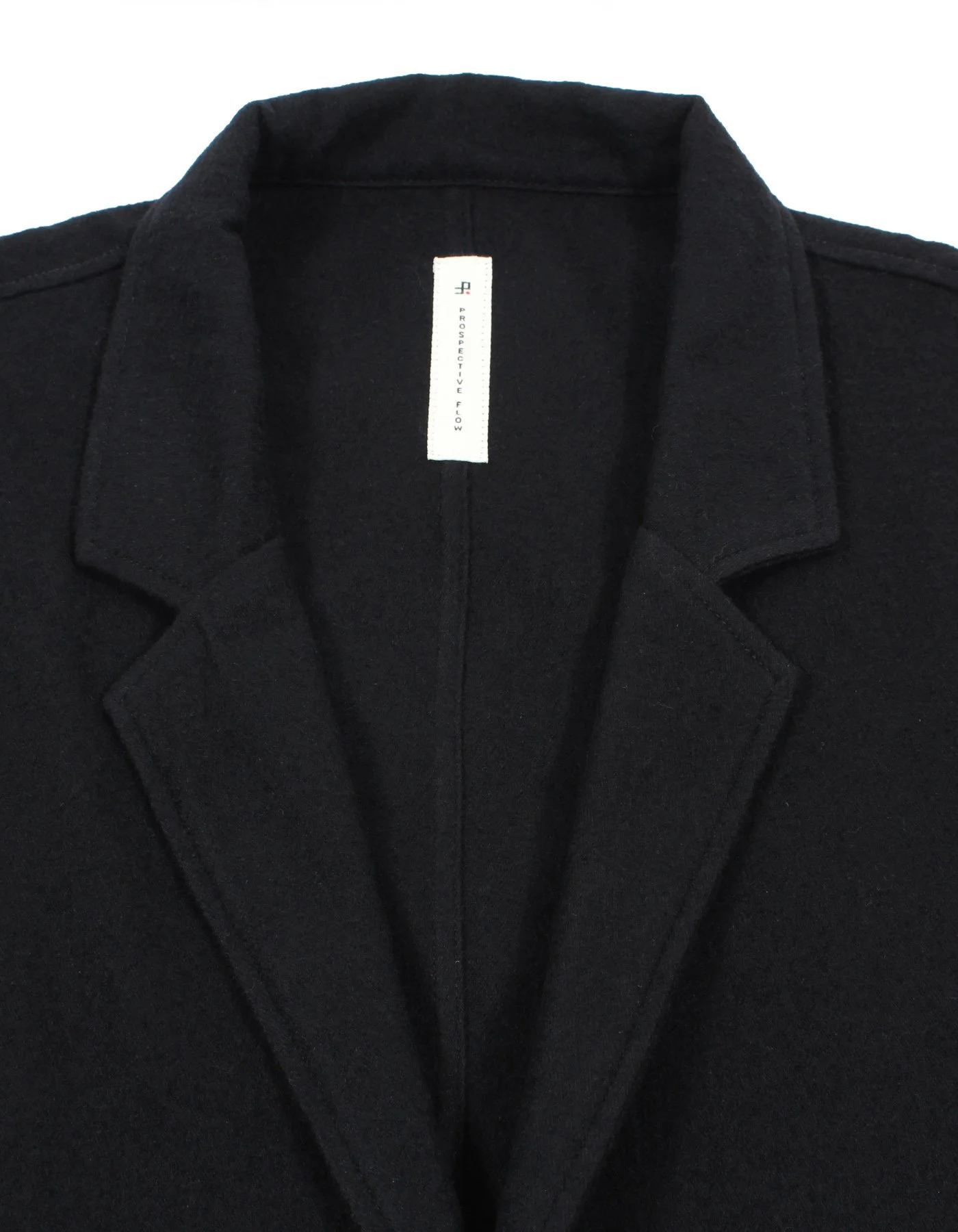 交渉アリSafari登載　PROSPECTIVE FLOW 黒 ジャケット KASHI - WOOL - BLACK | Prospective Flow | Japanese Fashion